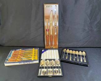 Utensils Including Grapefruit Spoons