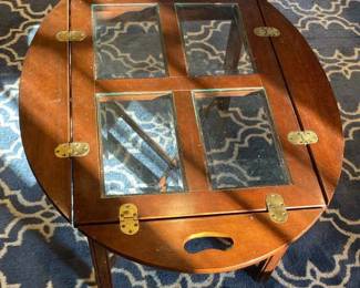 Wood And Glass Coffee Table
