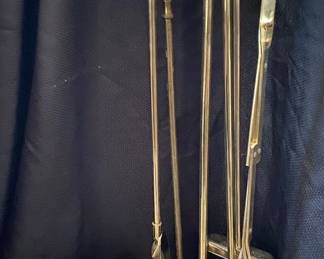 Brass Duck Decor And Fireplace Tools