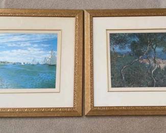 Claude Monet Landscape Prints Charles Gruppe Harbor Print