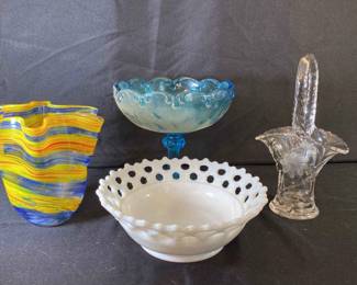 Unique Glass Decorative Bowls