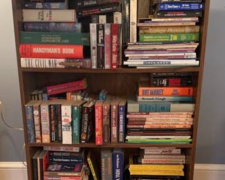 Hardback And Paperback Book Assortment Bookcase