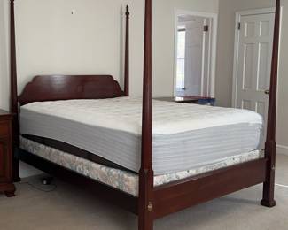 Four Poster Wood Bed