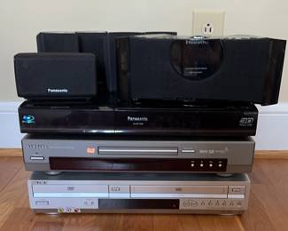 Samsung Sony Panasonic DVD Players, Speakers Radio Clock
