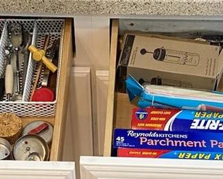 Two Kitchen Drawers