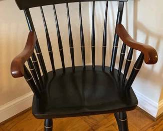 Davidson College Black Arm Chair