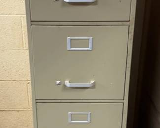 Four Drawer File Cabinet