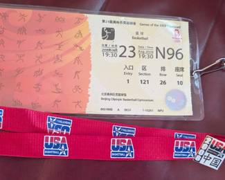 2008 Team USA Lanyard, Pass and Pin