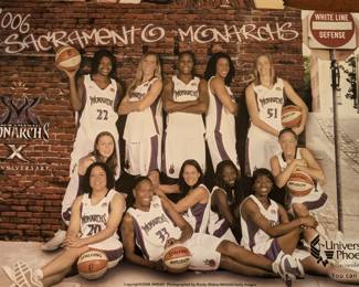 2006 Sacramento Monarchs Poster