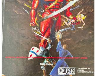 REMOVED BY FAMILY: Vintage Dungeons & Dragons (D&D) Hardback Book: 1979, Dungeon Masters Guide