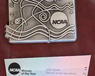 2003 NCAA Woman of the Year Awards Dinner Plaque