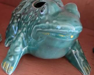 McCoy Pottery Frog Planter