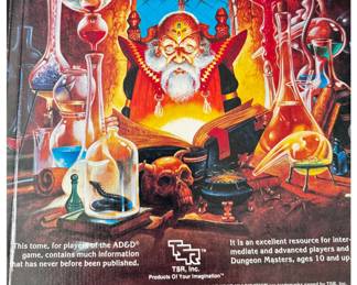 REMOVED BY FAMILY: Vintage Dungeons & Dragons (D&D) Hardback Book: 1985, Advanced Dungeons & Dragons Unearthed Arcana 