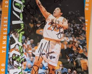 2001 Tennessee Lady Vols Team Autographed Poster 
