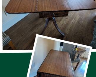 Duncan Phyfe Style Drop-leaf Table