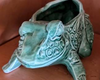 McCoy Pottery Frog Planter
