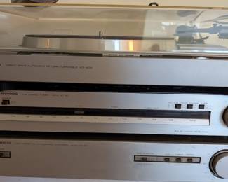 Kenwood Turntable, Stereo Tuner, Amplifier 