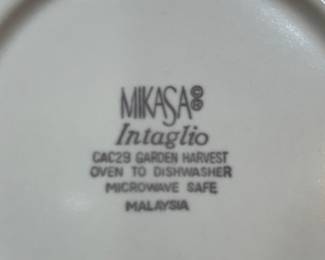 Mikasa Intaglio: Garden Harvest