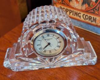 Waterford Desk Clock