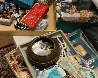 Jewelry has not been unpacked yet