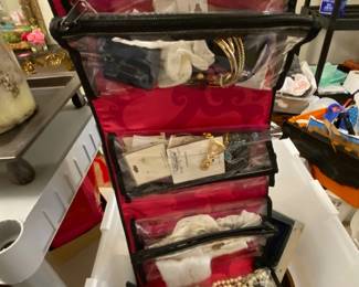 Jewelry has not been unpacked yet. Lots to go through