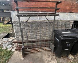Vintage Commercial coat rack- $100