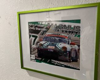 John Potter Craig Stanton signed                                         
 2011 Magnus Racing Porsche 911 GT3 GTC:$12