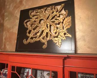 Carved Floral art $75