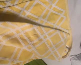 Yellow/White textile $10 