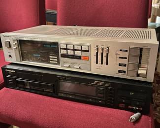 Technics AM/FM radio receiver -$25                           Pioneer Multi-CD player $60            