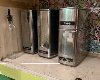 Mid-Century Canister Set  $50