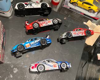 Slot cars:  $15-35                                                                                                  Can be sold with the Custom Carrera Slot Car Collection  $1750