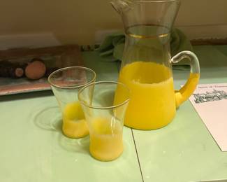 Mid-century juice set $30