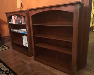 solid wood bookcase $100 each, made for built in. 