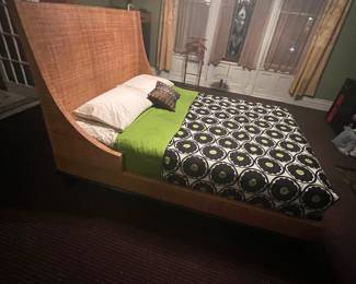 Z Gallerie Wrapped Queen Bed with Mattress: $495                                                 Mattress Only: $120