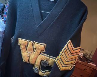Vintage Men's high school sweater $40