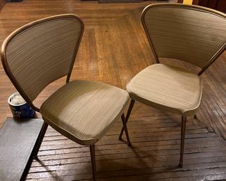 Mid-Century Vinyl chairs, set of 2 $175