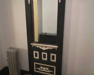 Antique door with mirror, $125