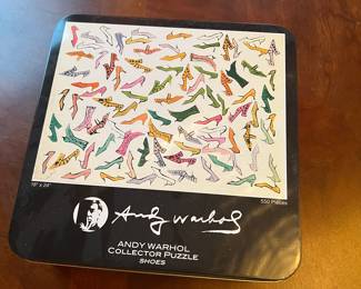 Andy Warhol Collection shoe puzzle $8