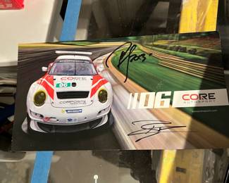 Signed Porsche Event Card: $10