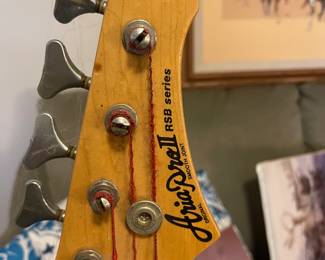 Vintage Aria Vintage 1980s Aria Pro II CSB380 Trans black Electric Bass Guitar