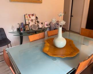 Caligaris Invisible Extendable  with 6 chairs 