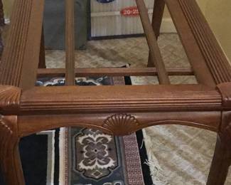 MCM Wood Dining Table w/ Glass Top (glass not pictured). 54"L 29"W 30"H