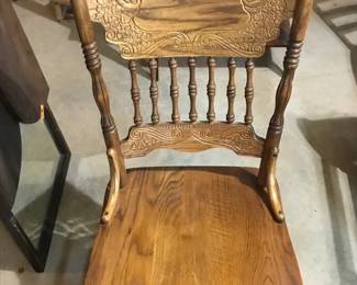 MCM Highback Carved Dining Chair