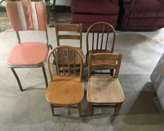 Assorted Vintage and MCM Chairs