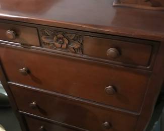 Antique Rawlinson Victorian Chest of Drawers