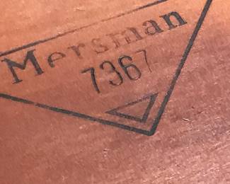 Pair of two Mersman Oval Tables. 24"L 18"W 27"H