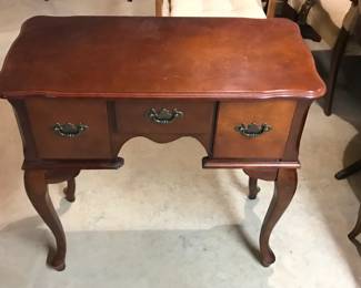 Antique Three Drawer Lowboy. 32"L 16"W 32"H