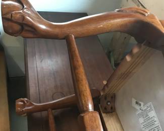 Set of 4 Antique Mahogany Dining Chairs in excellent condition. 20" x 42"