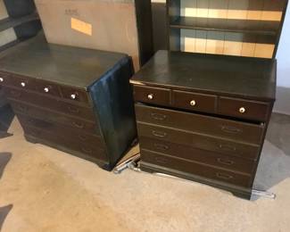 Multiple MCM Wood Dressers and Bedroom Furniture